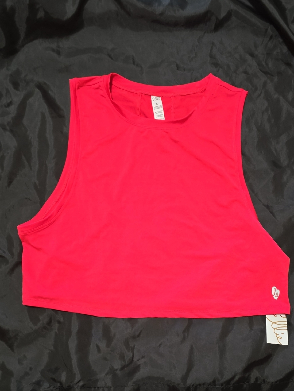 Ellie Hot Pink Cropped Tank Top